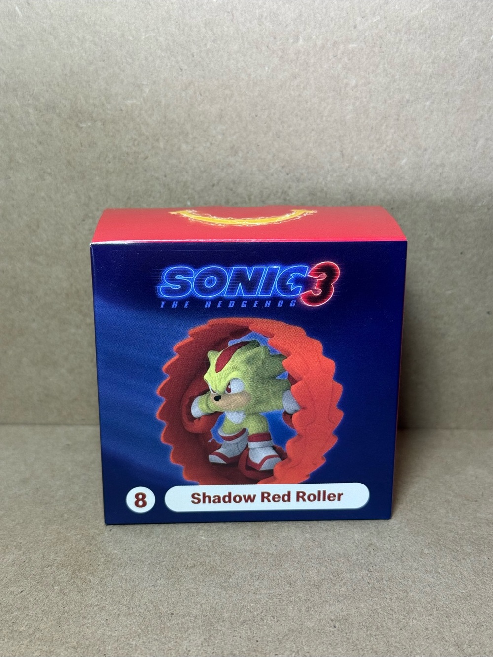 McDonald's 2024 Sonic the Hedgehog 3 Shadow Red Roller Kids Toy NWT